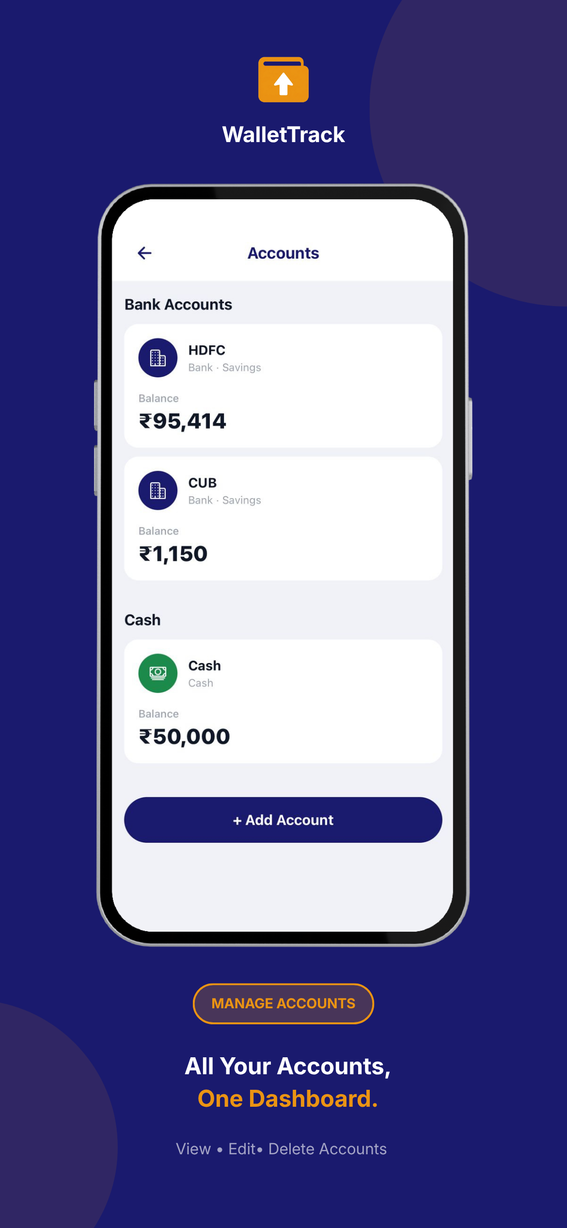 Manage Accounts